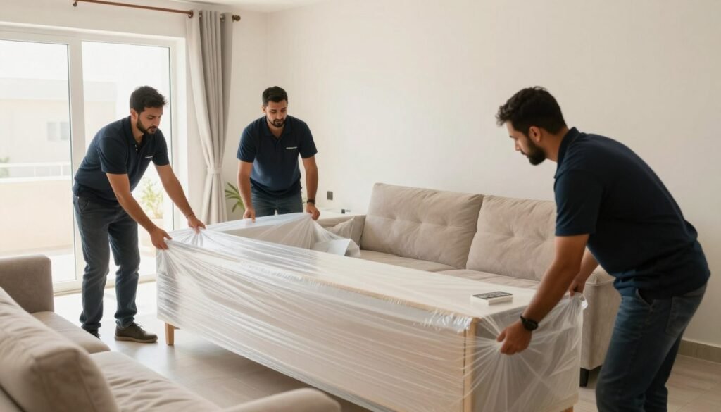 أفضل شركة نقل عفش بالباحة أثناء تجهيز منزل للنقل