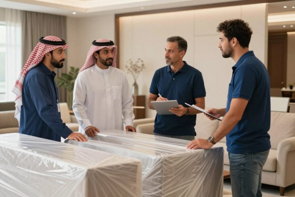 أفضل شركة نقل عفش بالباحة تتعامل مع الأثاث بعناية