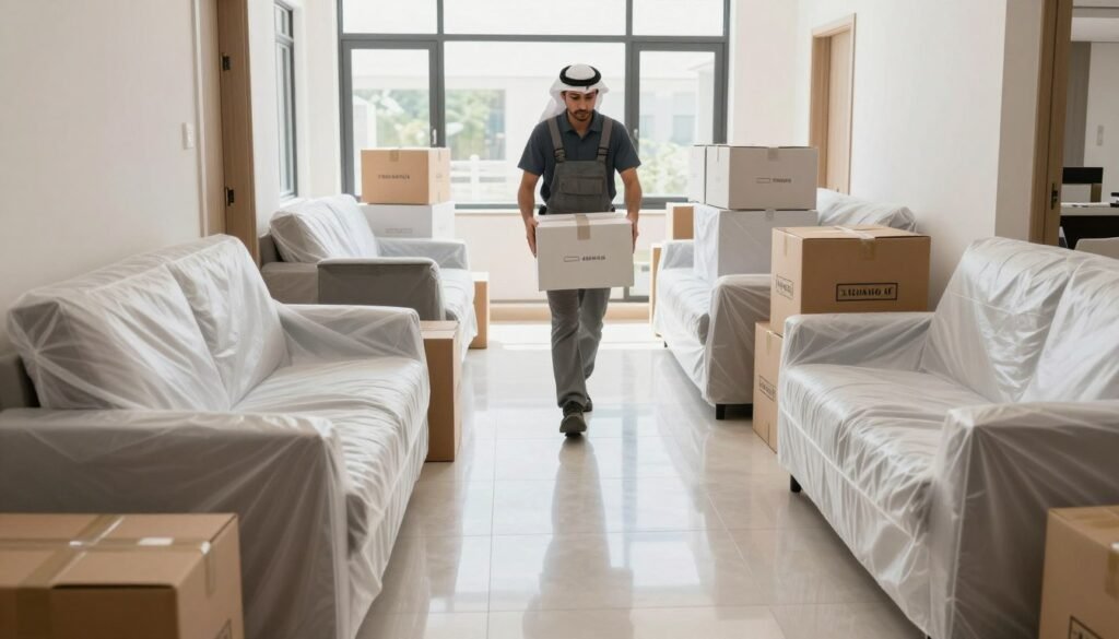 تجهيز أثاث المنزل للنقل في أبها