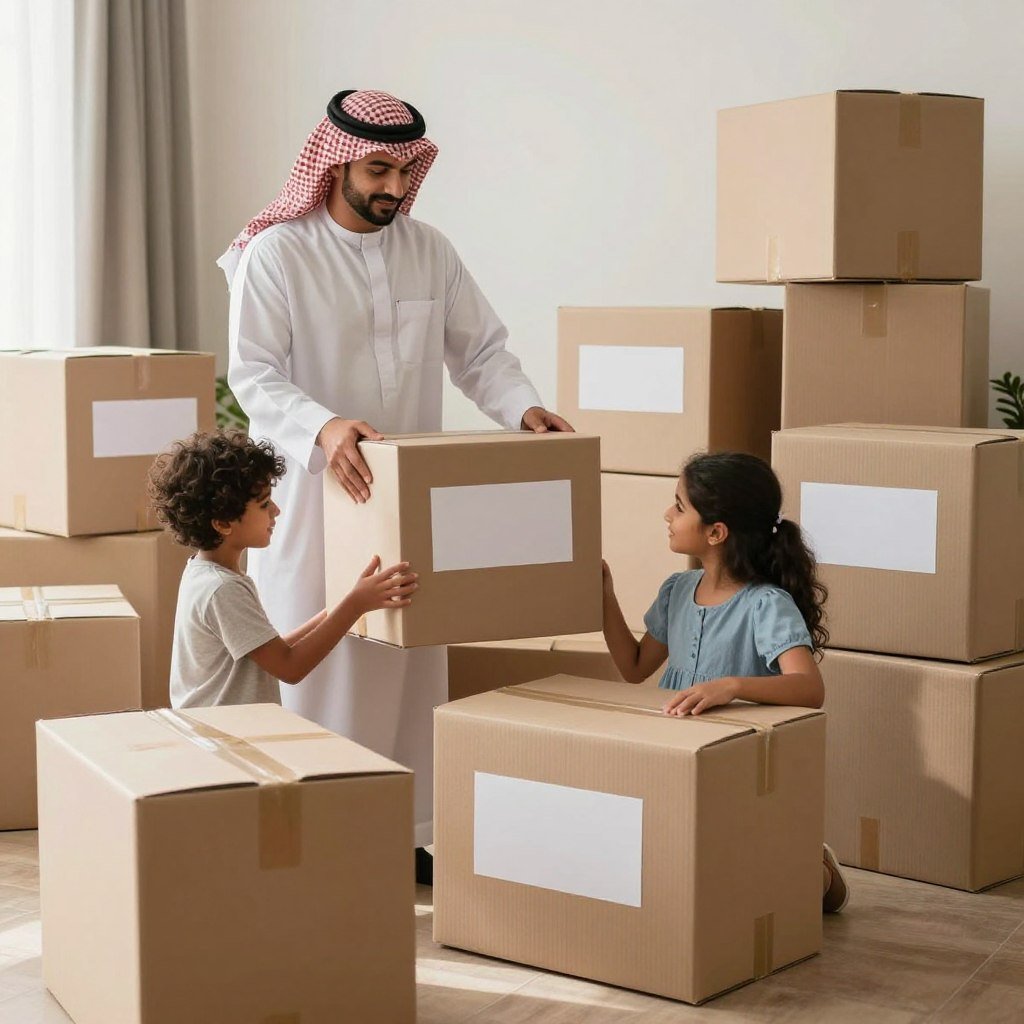 تجهيز أغراض المنزل قبل نقل عفش الباحة