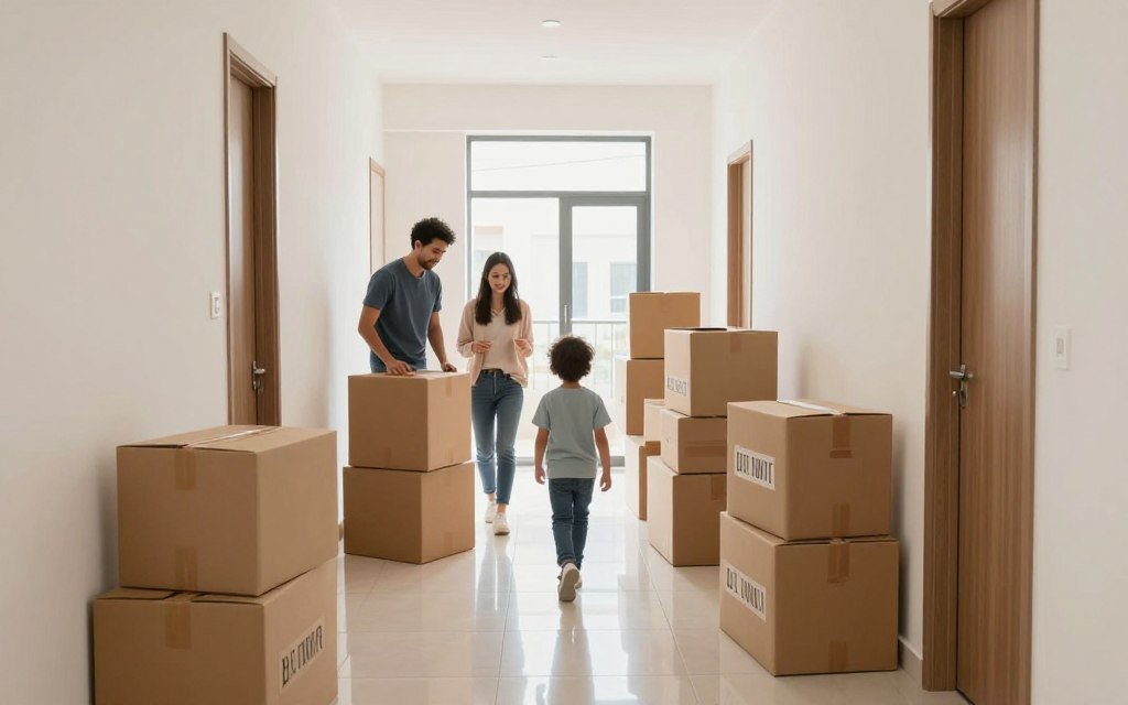 تجهيز المنزل قبل نقل الأثاث