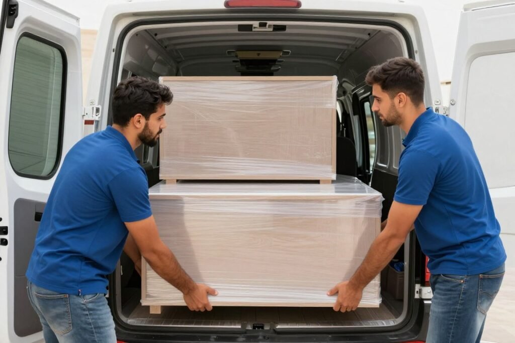 تحميل الأثاث بطريقة منظمة