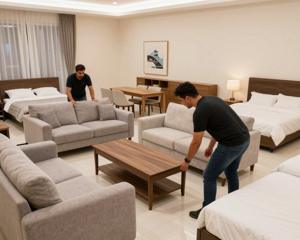 ترتيب الأثاث في المنزل الجديد بعد النقل