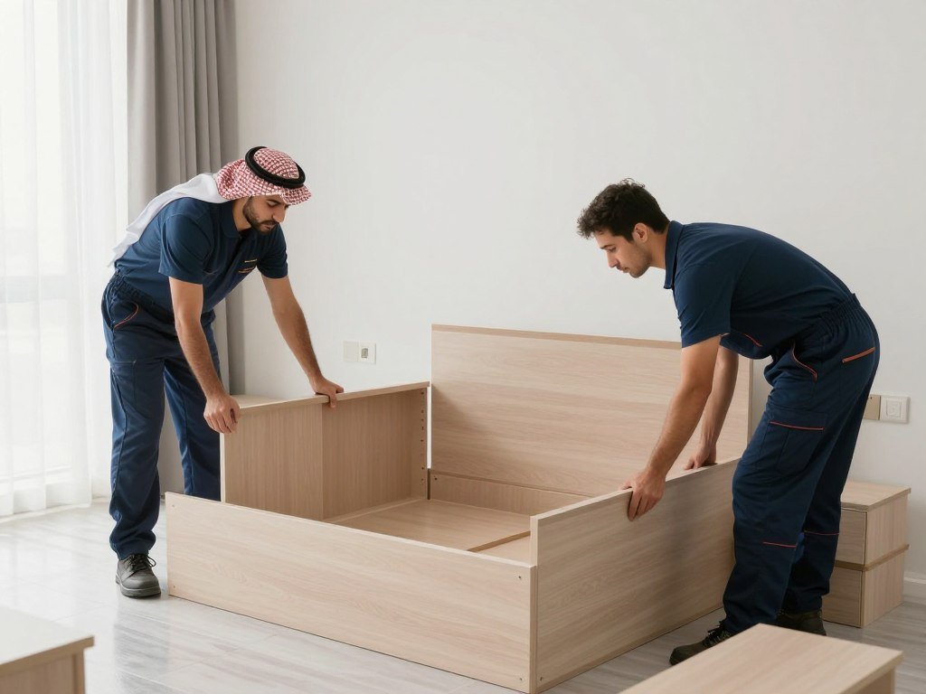 تركيب الأثاث في المنزل الجديد بالدمام