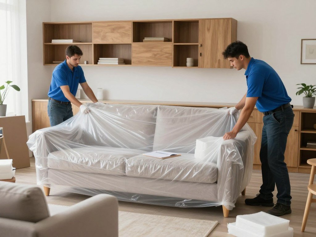 تغليف الأثاث بمواد حماية