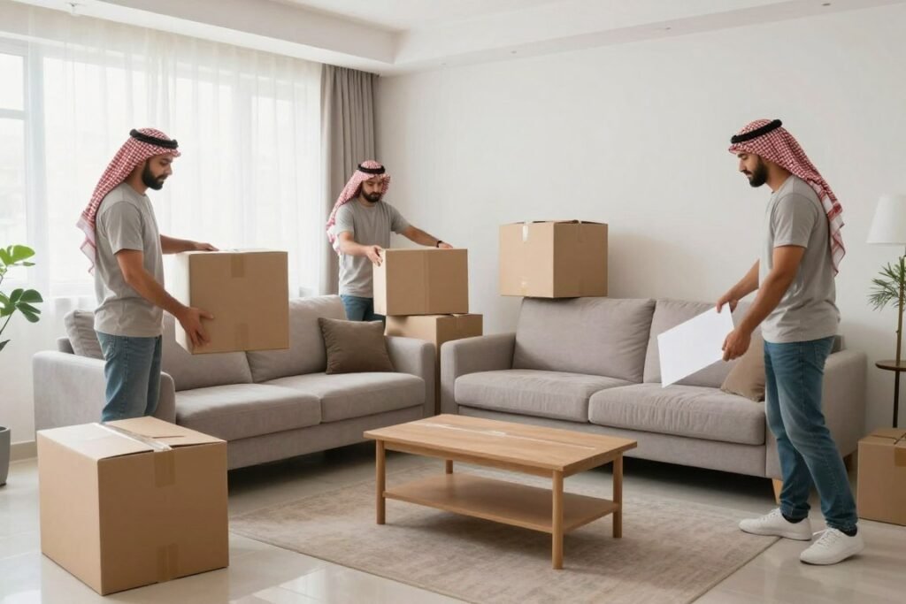 تنظيم الأثاث في المنزل الجديد بعد النقل