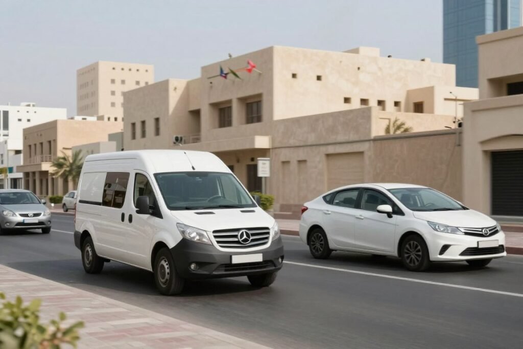 سيارات نقل العفش في شوارع جدة