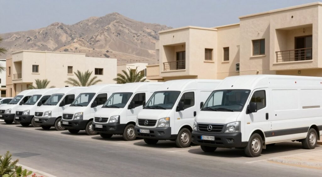 سيارات نقل مجهزة لنقل الأثاث في أبها