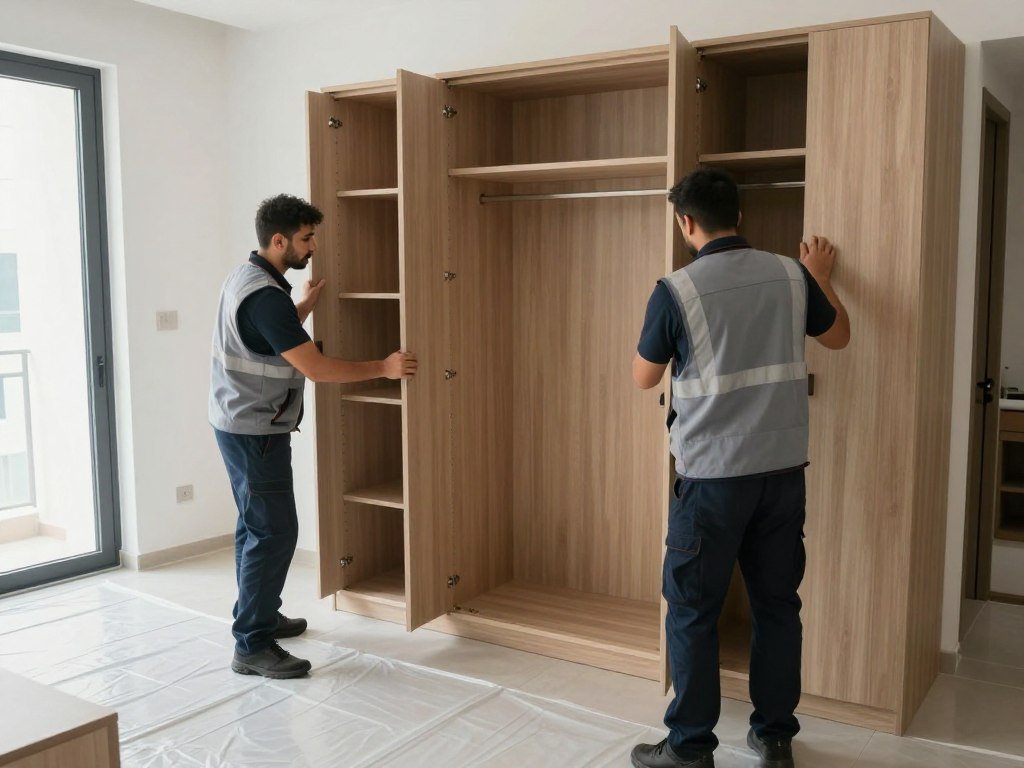 عمالة مدربة تفك أثاث منزل في الرياض
