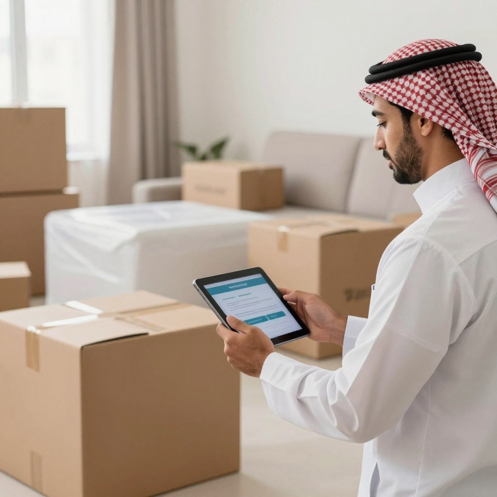 عميل يقارن خدمات شركة نقل عفش الرياض
