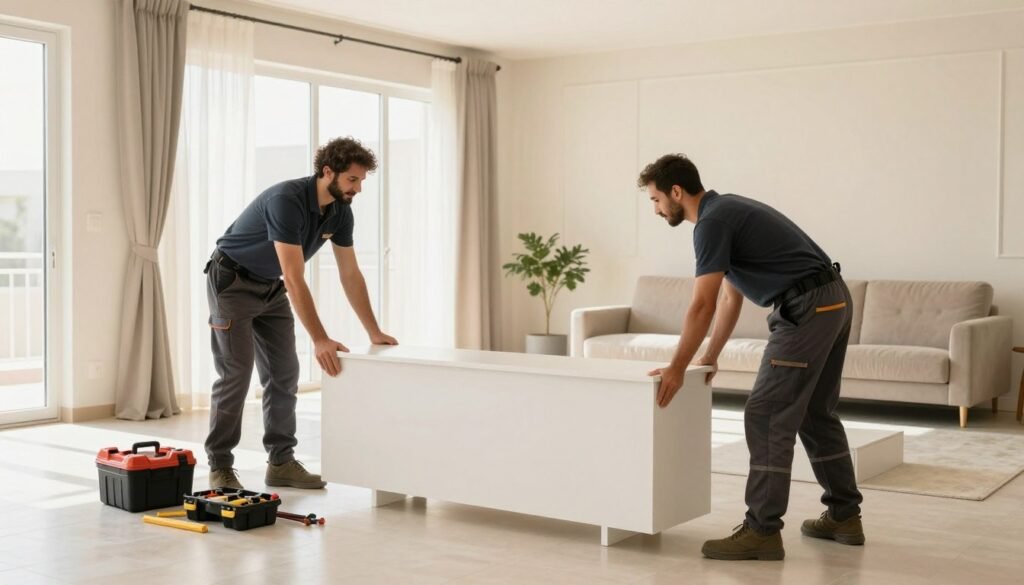 فريق نقل عفش الدمام يجهز الأثاث