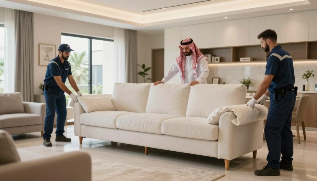 فريق نقل عفش جدة يجهز الأثاث بأمان