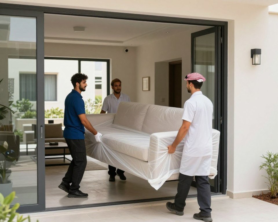 فريق ينقل الأثاث داخل الدمام من منزل إلى منزل
