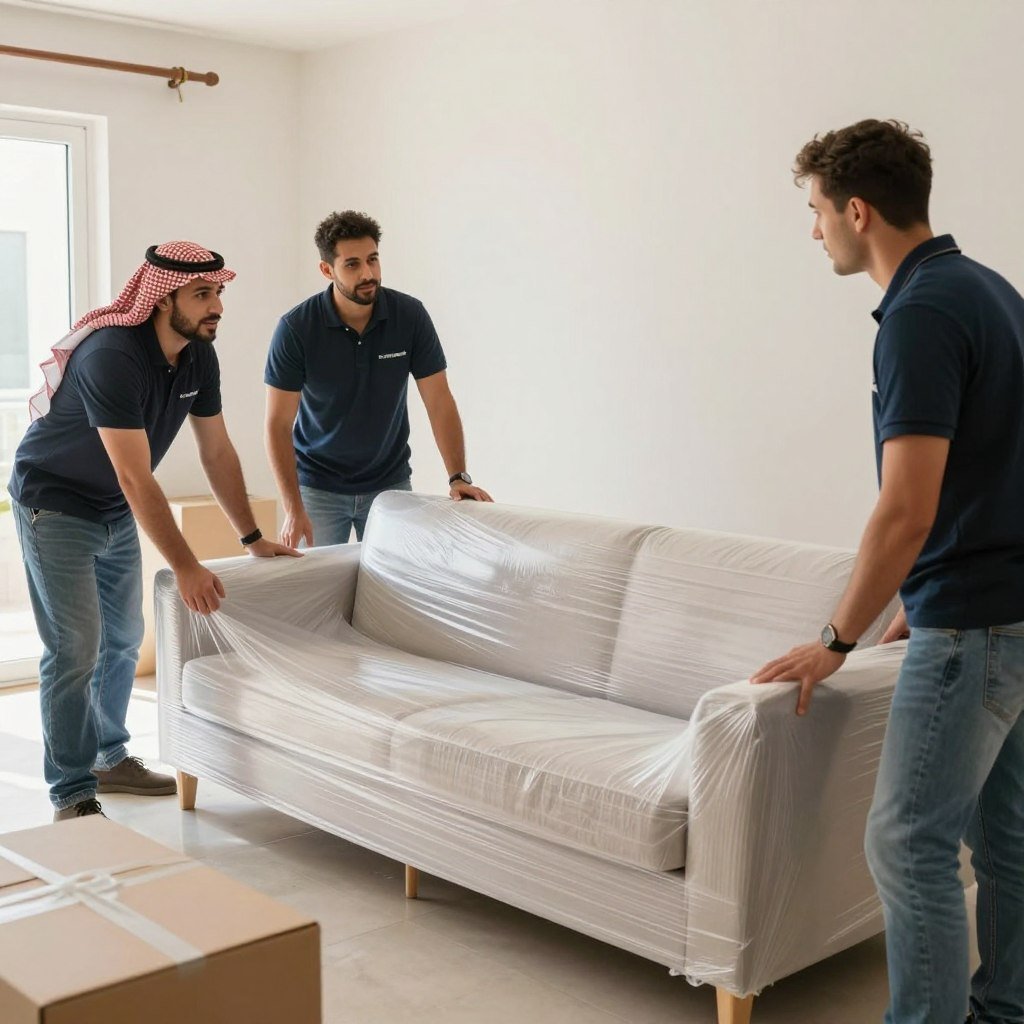 مراجعة الأثاث أثناء عملية النقل