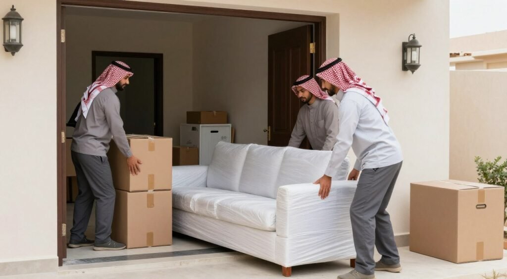 نقل أثاث منزل جديد في مدينة أبها