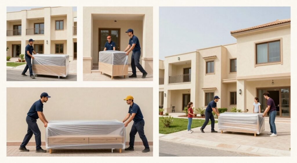 نقل أثاث منزل وفيلا وشقة في الرياض