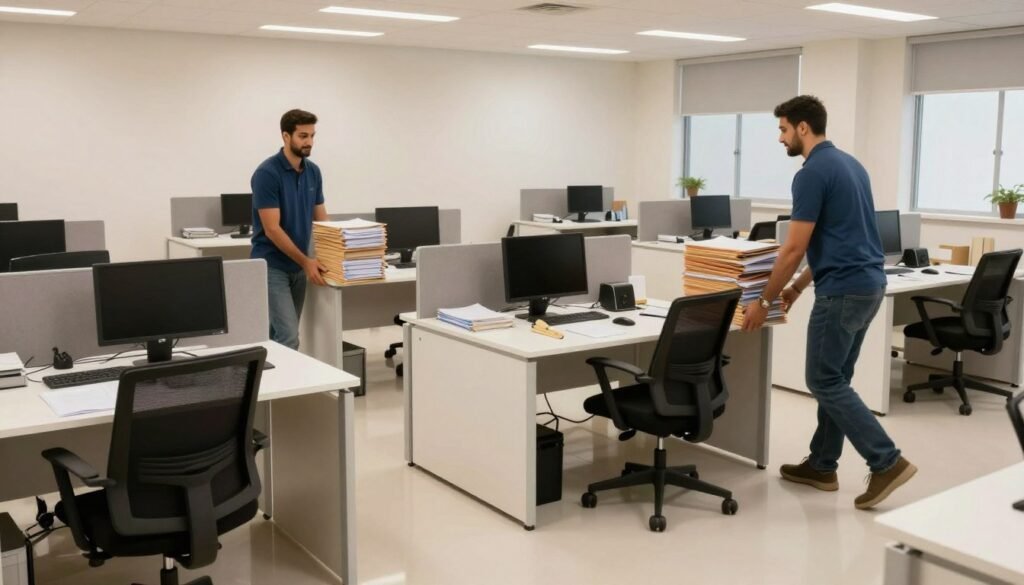 نقل اثاث مكتب صغير في أبها بطريقة منظمة