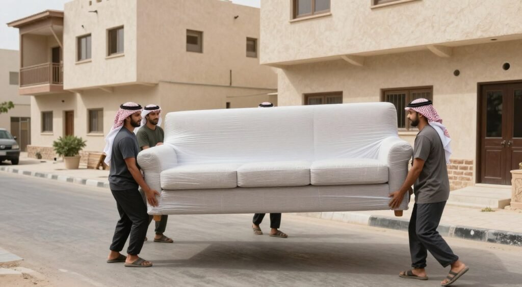 نقل عفش الباحة بين منزلين داخل المدينة