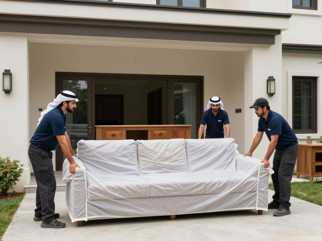 نقل عفش الرياض من فيلا مع حماية الأثاث