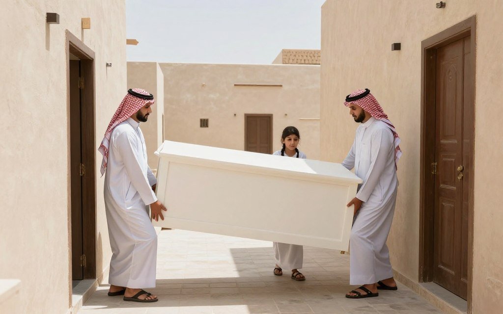 نقل عفش داخل الباحة بين منزلين